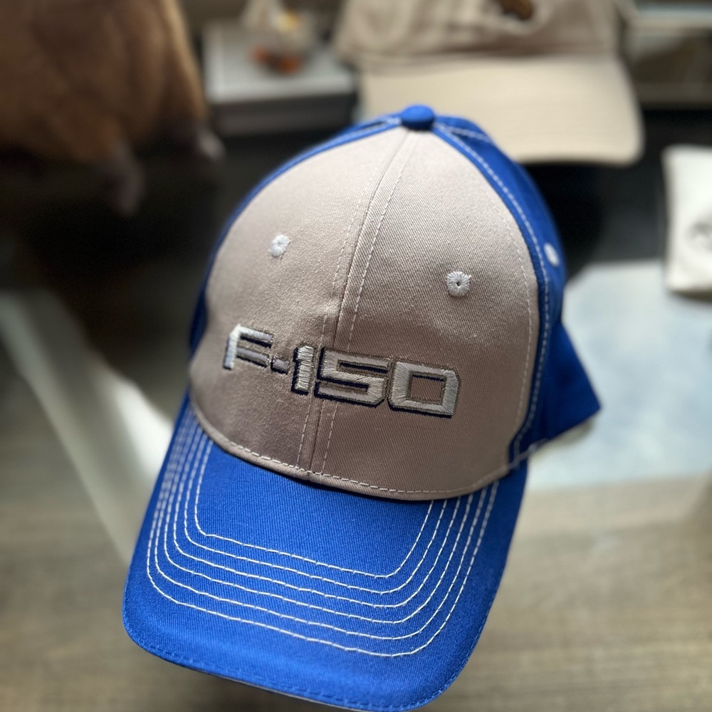 F-150 Blue and Gray Hat